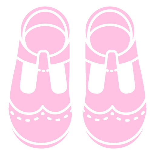 Charmante Illustration einer rosa Sandale PNG-Design