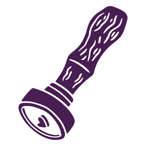Icono de martillo morado Diseño PNG