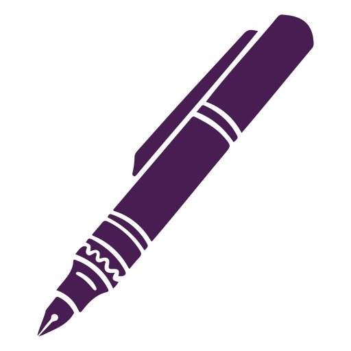 Illustration eines eleganten Füllfederhalters PNG-Design