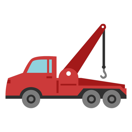 Stilvolle Cartoon-Illustration eines Abschleppwagens PNG-Design