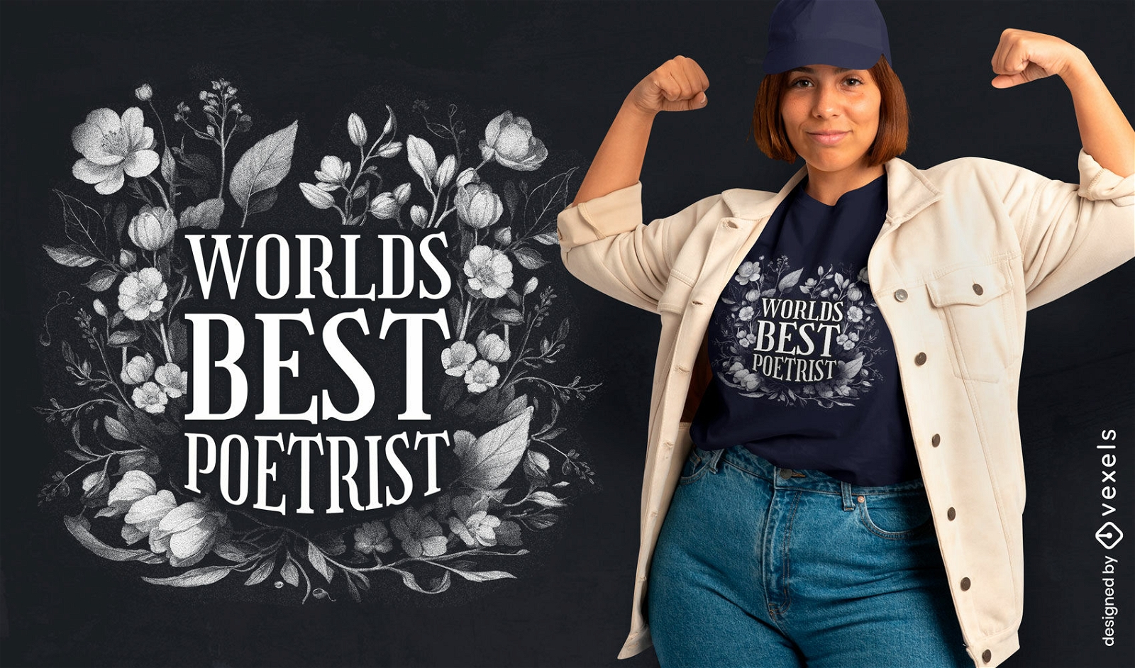 Das beste Dichter-T-Shirt-Design der Welt