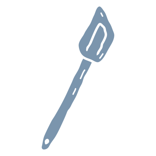 Blue spatula PNG Design