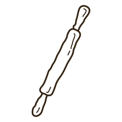 Illustration eines Nudelholzes PNG-Design