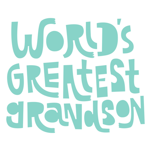 World's greatest grandson PNG Design