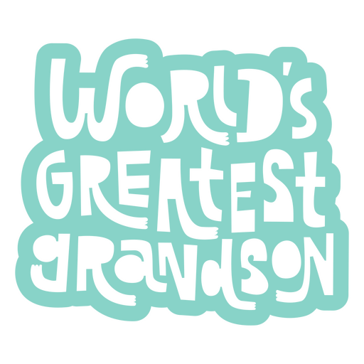 World's greatest grandson PNG Design