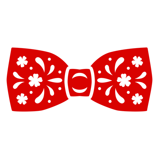 Red bow tie PNG Design