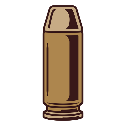 Icono de caparazón de bala Diseño PNG