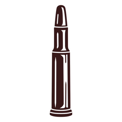 Ilustração elegante de batom em formato de bala Desenho PNG