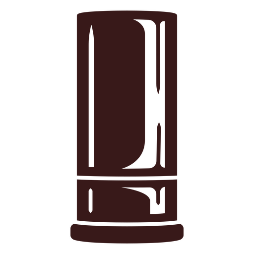 Icono de bala marrón Diseño PNG