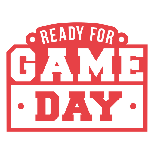 Design gráfico arrojado para o dia do jogo Desenho PNG