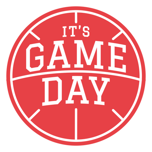 It's game day logo PNG Design