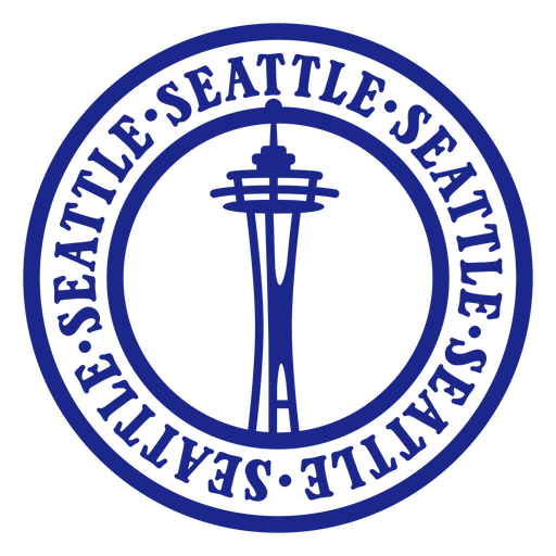 Logotipo de los halcones marinos de Seattle Diseño PNG