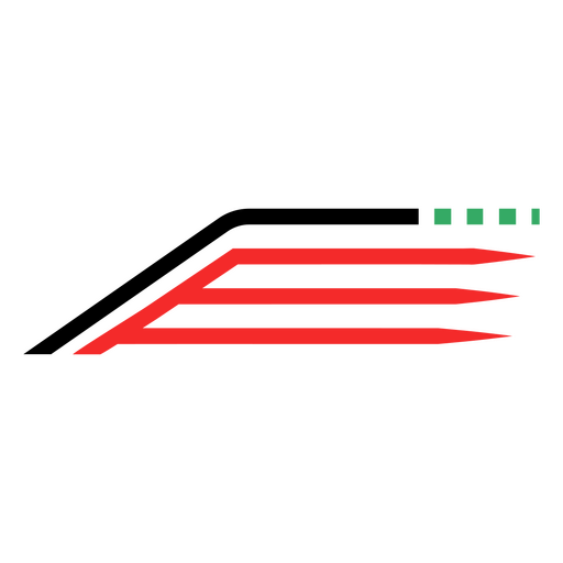 Dynamic racing stripe design PNG Design