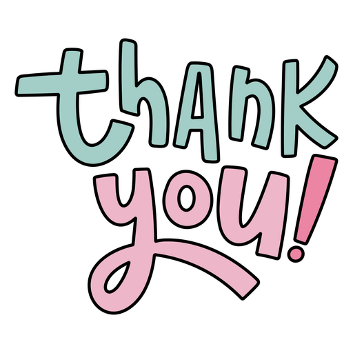 Colorful gratitude typography design for t-shirt design PNG Design