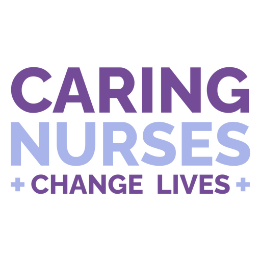 Zitat: Fürsorgliche Krankenschwestern verändern Leben PNG-Design