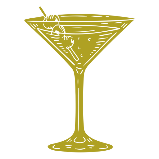Diseño de ilustración de bebida de cóctel vintage Diseño PNG
