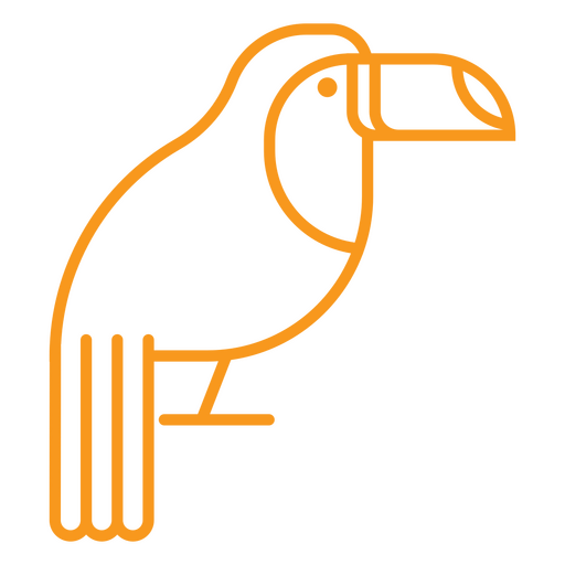 Ícone de tucano Desenho PNG