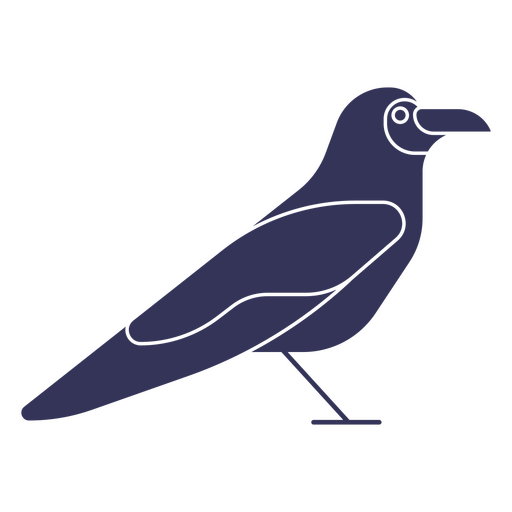 O corvo está de pé Desenho PNG