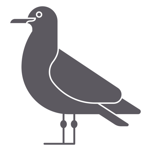 Simple and elegant bird silhouette design t-shirt design PNG Design