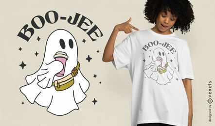 Boo-jee Ghost T-shirt Design Vector Download