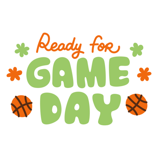 Ready for game day svg PNG Design