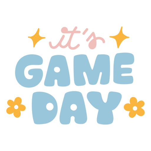 It's game day svg PNG Design