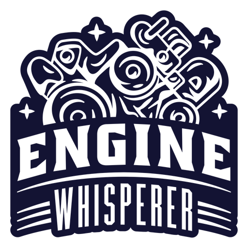 Engine whisperer logo PNG Design