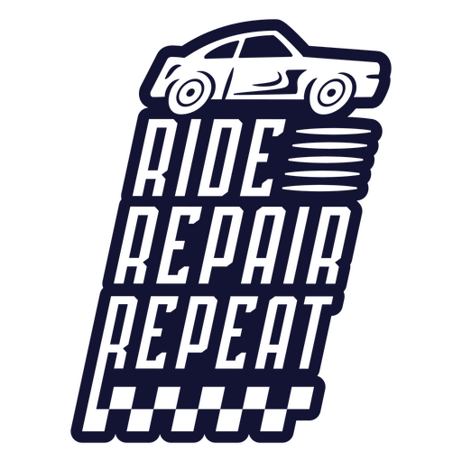 Diseño de automóviles con repetición de reparación de conducción dinámica Diseño PNG
