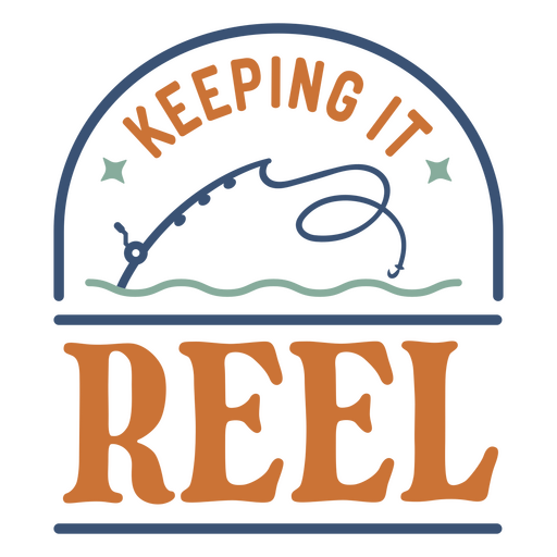 Keeping it reel logo PNG Design