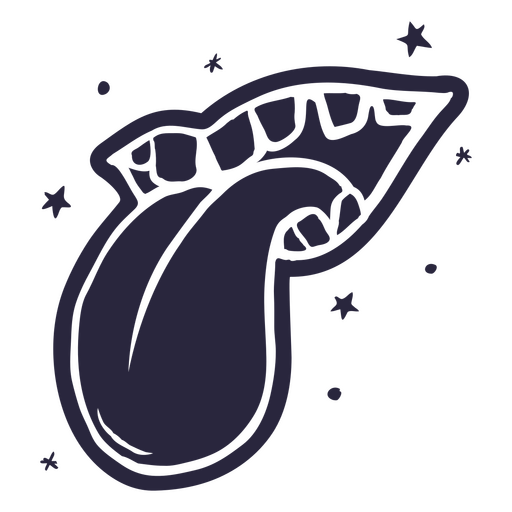 Rolling stones tongue png PNG Design