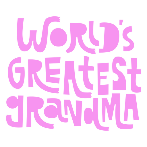 The words world's greatest grandma PNG Design