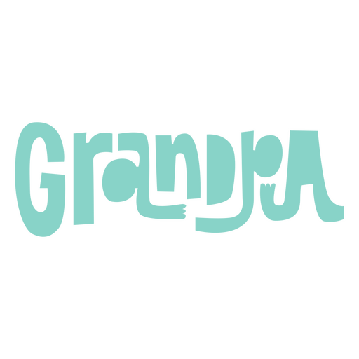 Stilvolles T-Shirt mit Großeltern-Typografie-Design PNG-Design