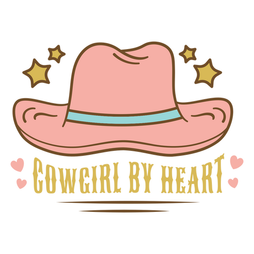 Cowgirl auswendig PNG-Design