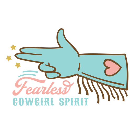 Diseño de camiseta con gesto juguetón de la mano y estrellas caprichosas Diseño PNG