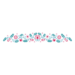 Black Background With Red And Blue Flowers On It PNG & SVG Design For T ...