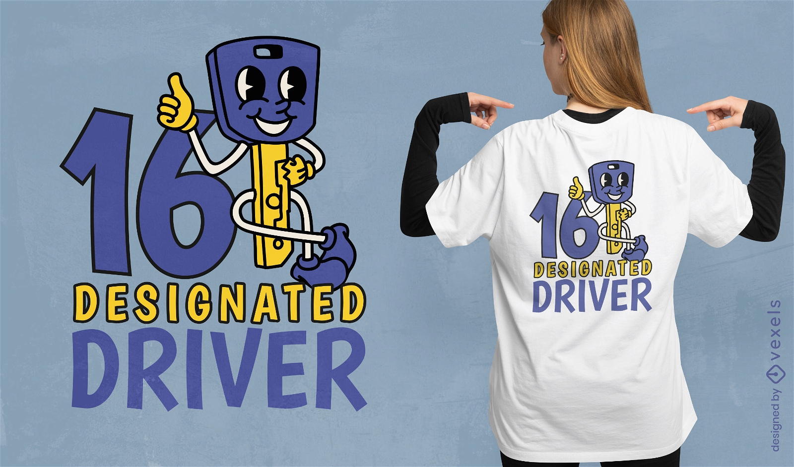 16 designated driver t-shirt design