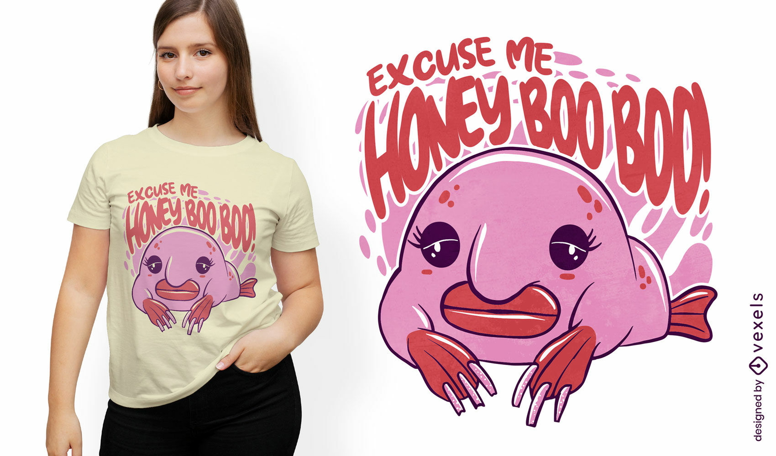 I Went Outside Once Blobfish T-Shirt