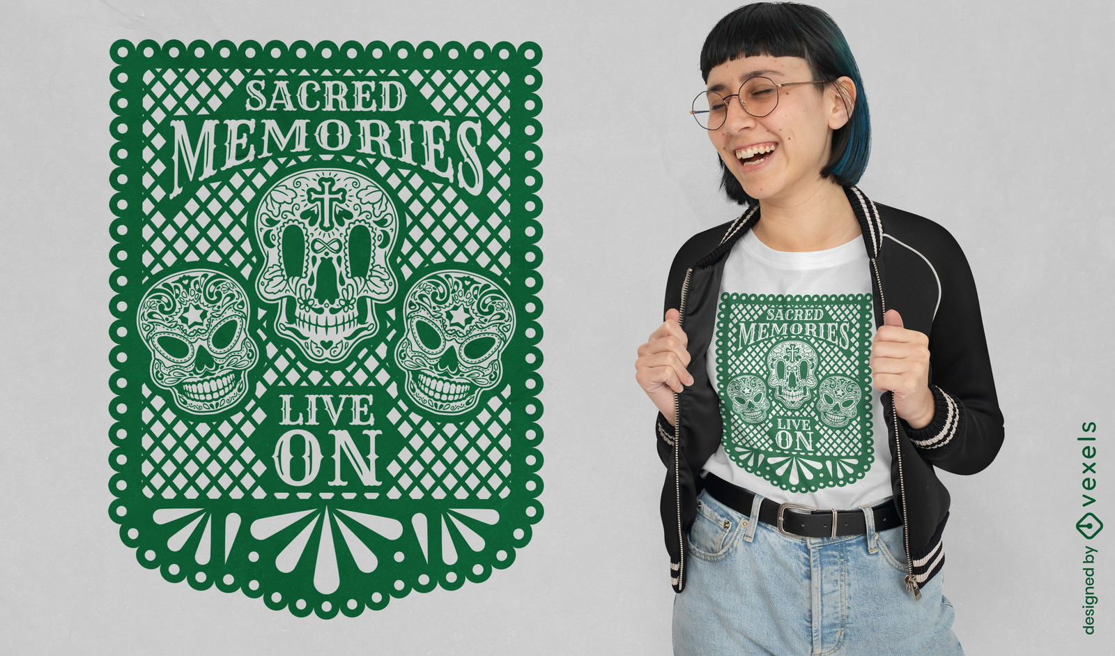 Memórias sagradas vivem no design de camisetas