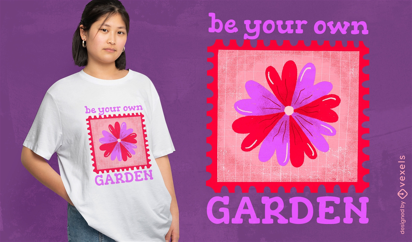 Seien Sie Ihr eigenes Garten-T-Shirt-Design