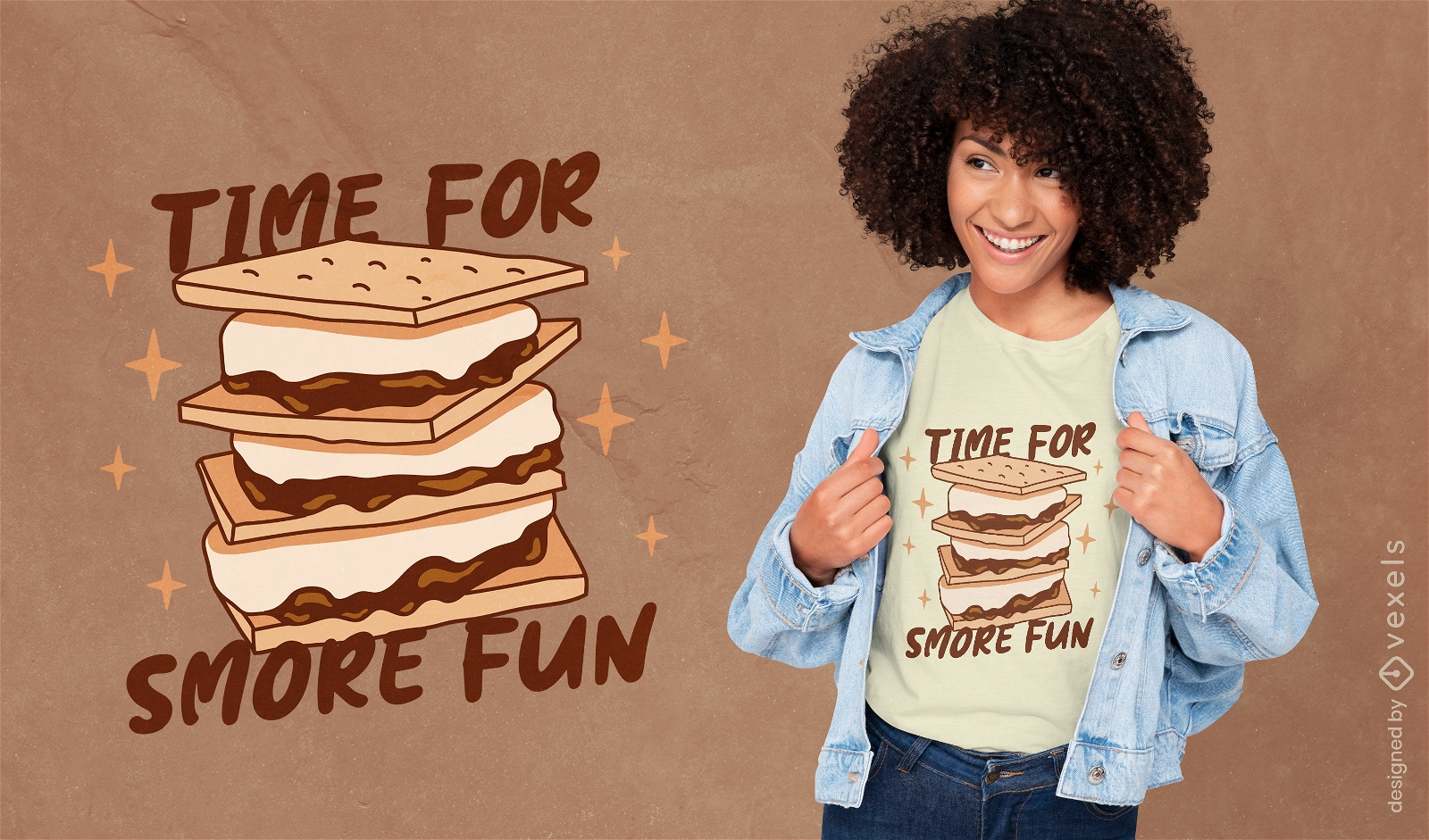 S&#39;more Time T-Shirt-Design