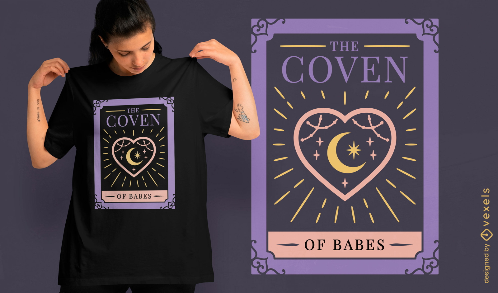 Coven of love t-shirt design
