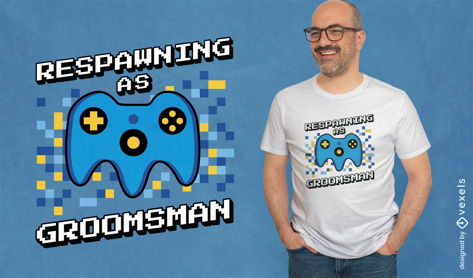 Groomsman respawn t-shirt design