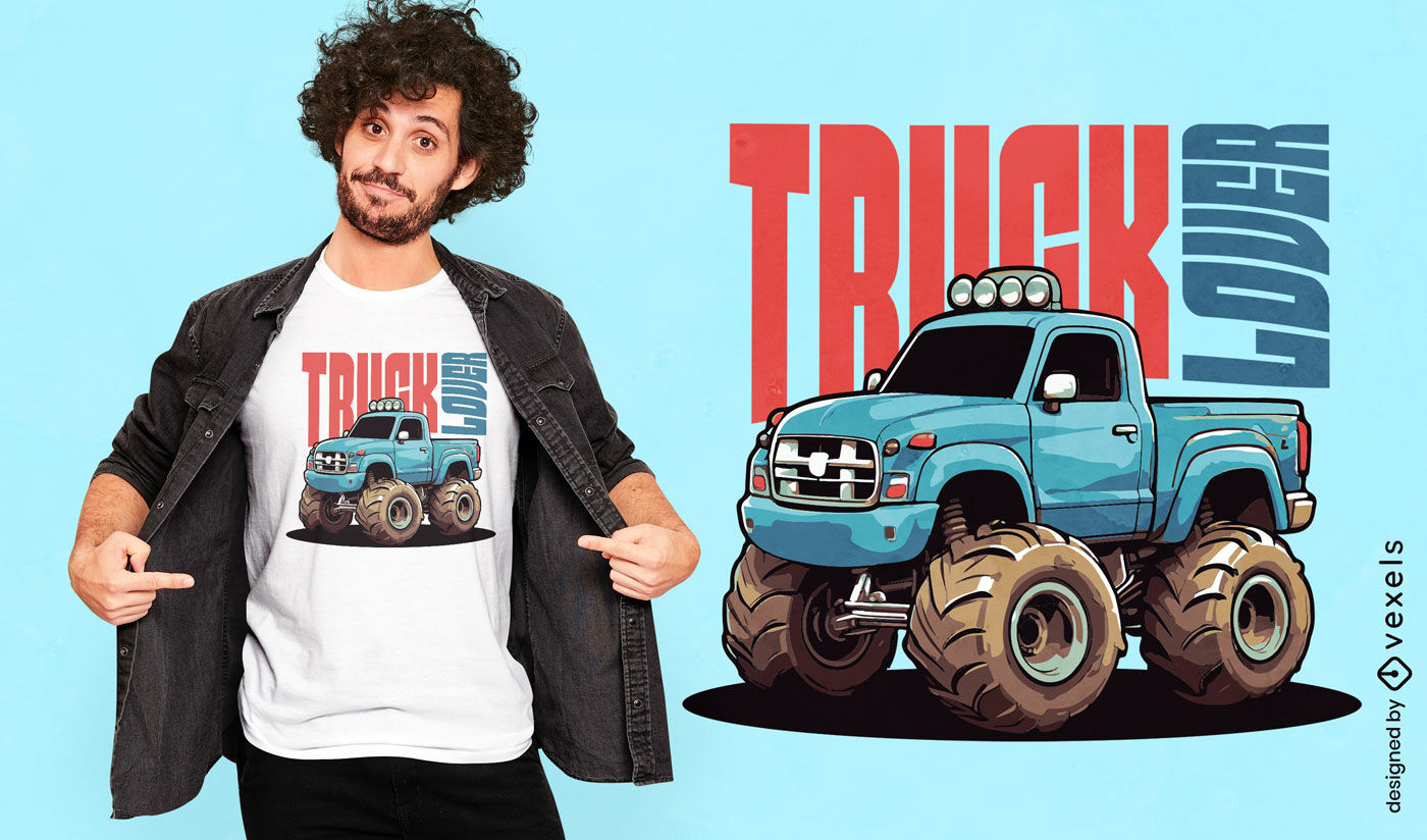 Design de camiseta de caminh?o monstro off-road