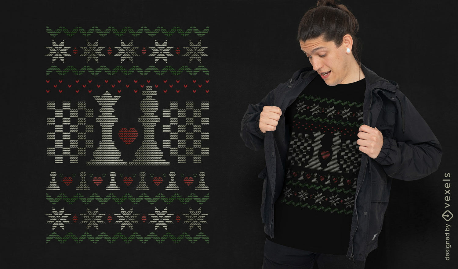  Chess pieces holiday t-shirt design