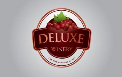 Deluxe Winery Business Logo