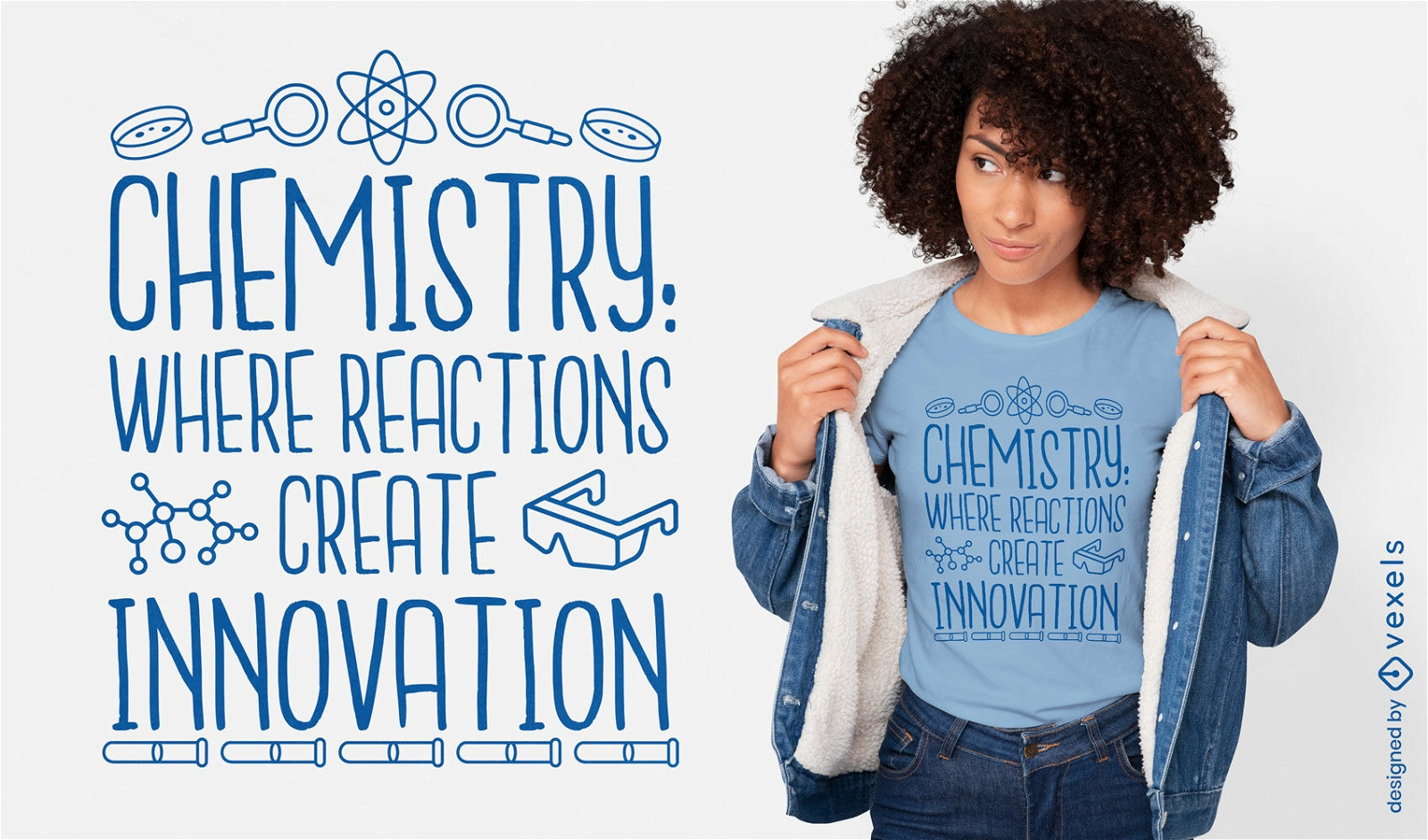 Science innovation t-shirt design
