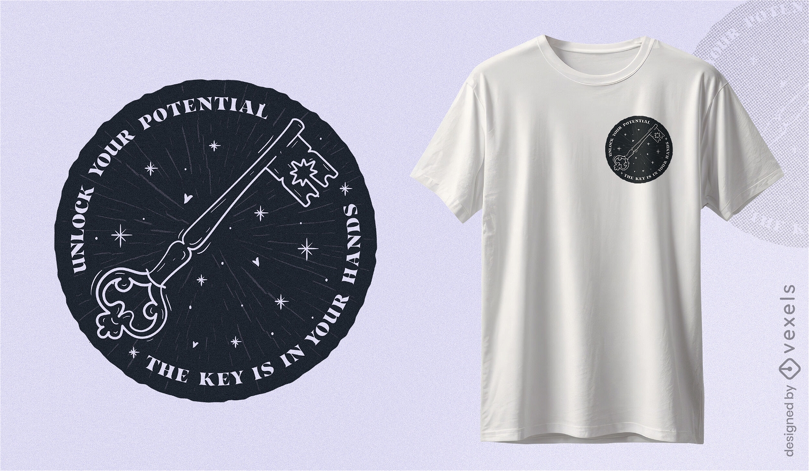 Unlock your potential key t-shirt design