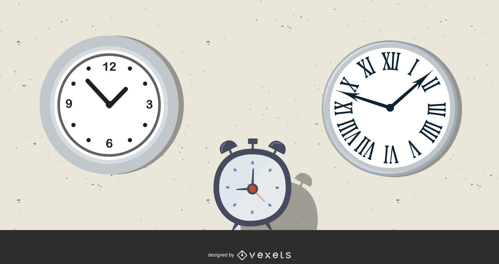 Clock Vector Illustrations