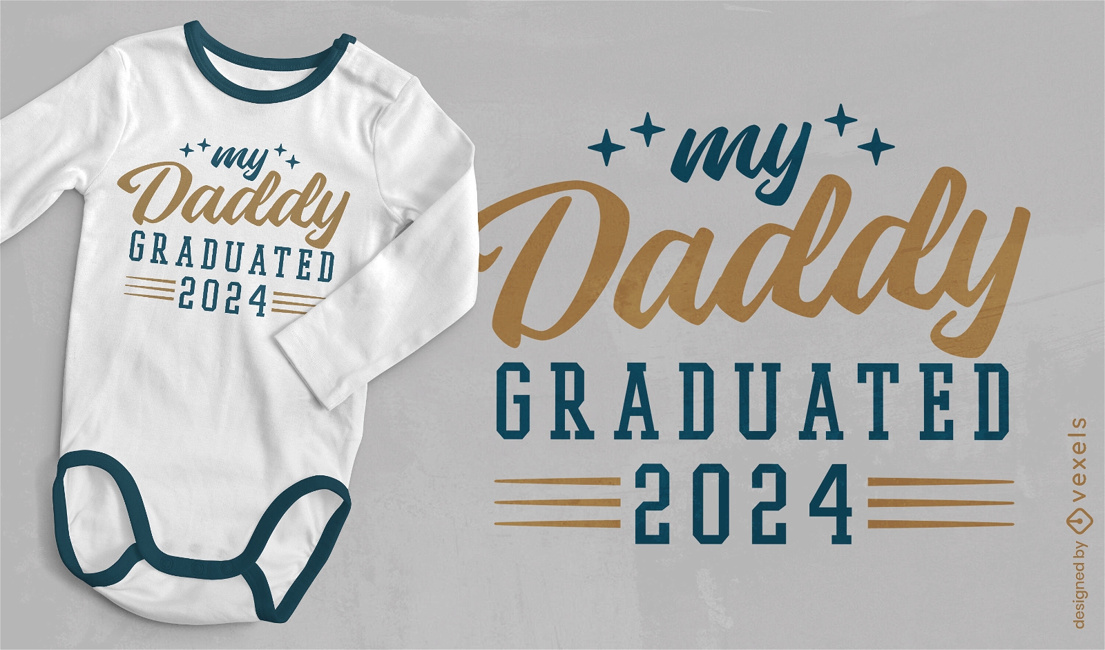 Diseño de camiseta de orgullo de graduación de papá.