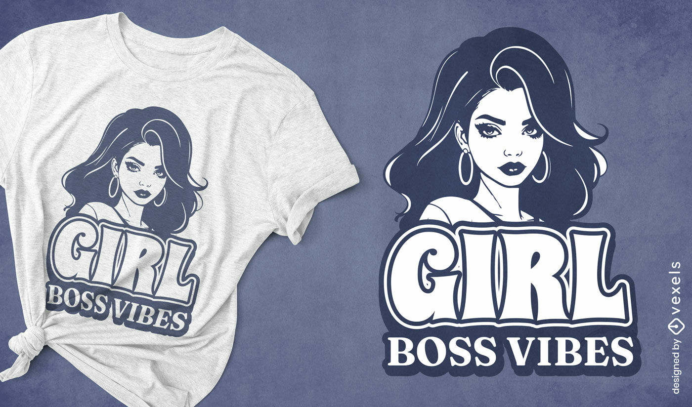 Girl boss vibes t-shirt design